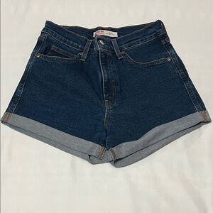 Levi Strauss Signature Heritage High Rise Denim Shorts